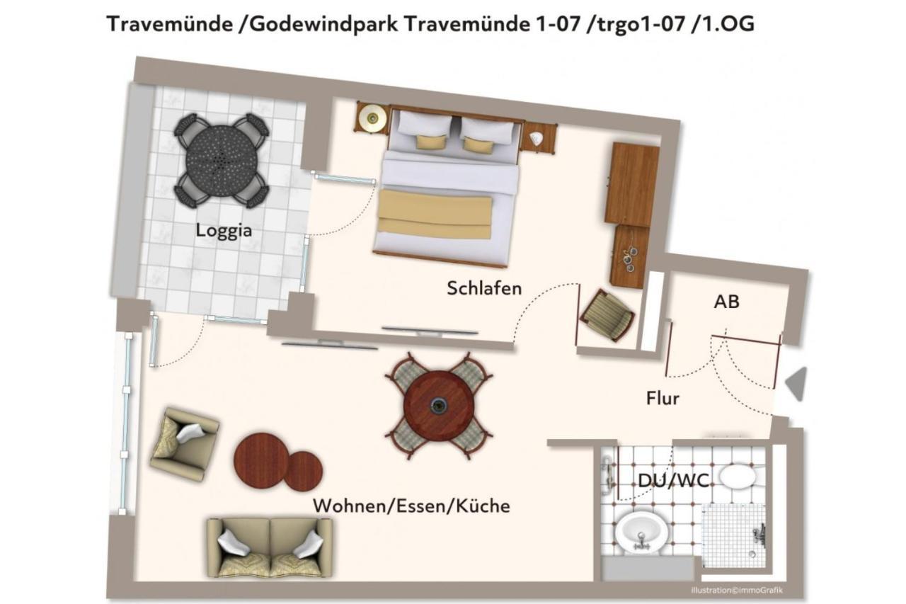 Godewindpark Travemuende Godewindpark Travemuende 1-07 Διαμέρισμα Λίμπεκ Εξωτερικό φωτογραφία